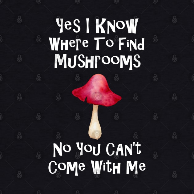 Mushroom Hunter Forager Gift Idea by xena